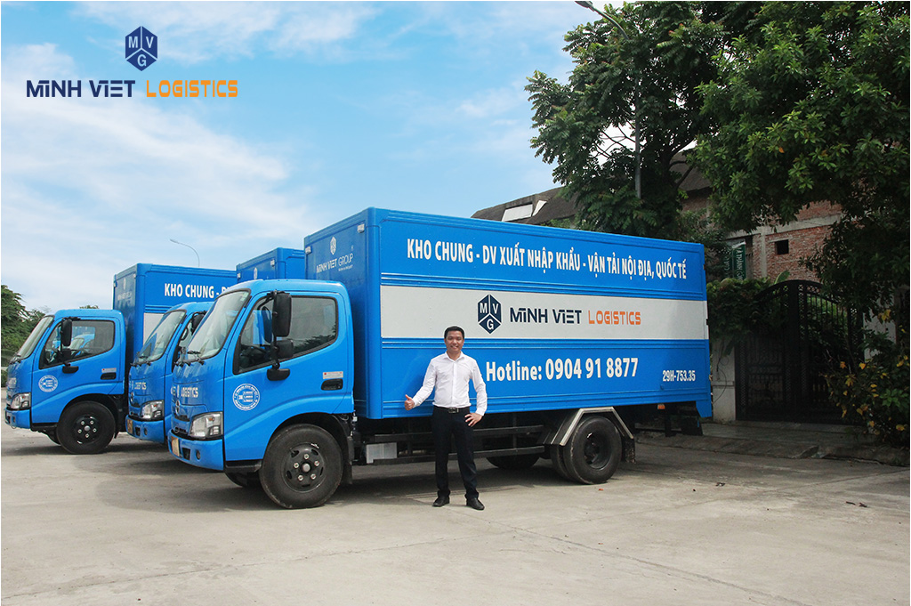 Minh Việt Logistics đa dạng về loại xe tải để khách hàng lựa chọn