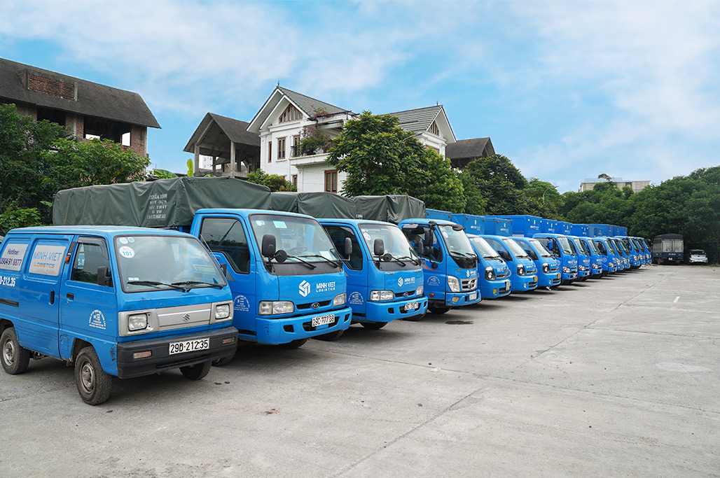 Dịch vụ cho thuê xe tải chuyên chở hàng Minh Việt với đa dạng trọng tải