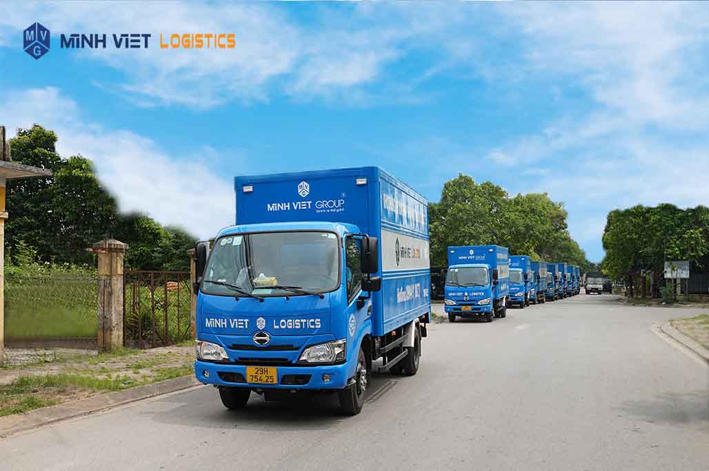 Dịch vụ cho thuê xe tải khô tại Minh Việt Logistics