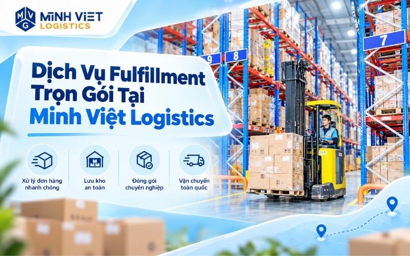 Dịch vụ fulfillment hỗ trợ lưu kho và xử lý đơn hàng trọn gói