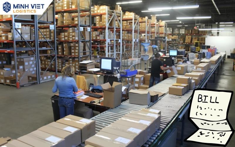Các khoản phí đóng gói và xử lý đơn hàng fulfillment 