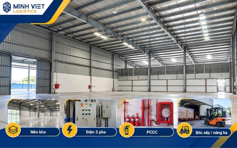 Hạ tầng kho xưởng Văn Điển phục vụ lưu kho và sản xuất 
