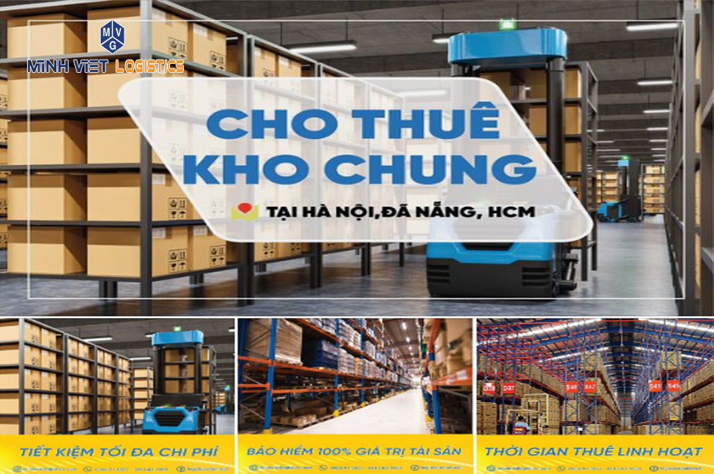 Dịch vụ thuê kho chung theo năm của Minh Việt Logistics