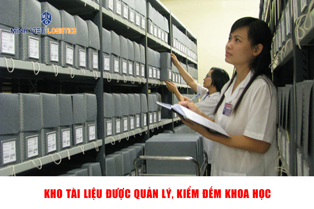 Kho tài liệu của Minh Việt Logistics có người quản lý 24/24