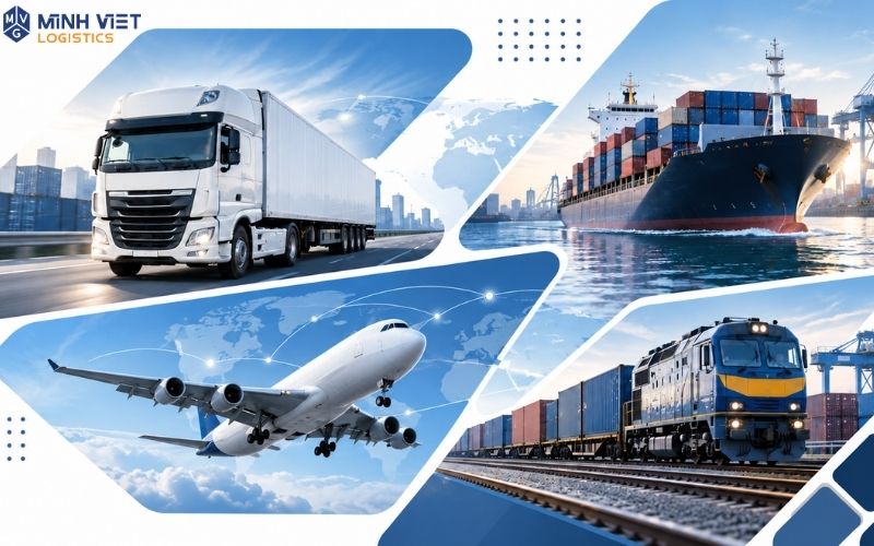 Bốn phương thức vận tải hàng hóa phổ biến hiện nay