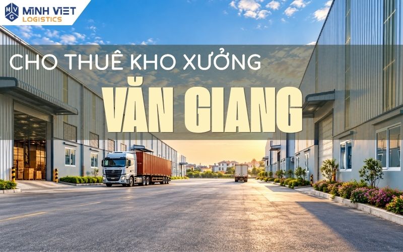 Toàn cảnh kho xưởng Minh Việt Logistics tại Văn Giang 