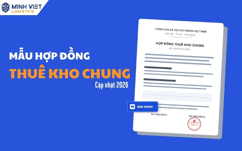 Mẫu Hợp Đồng Thuê Kho Chung Chuẩn Pháp Lý (2026)