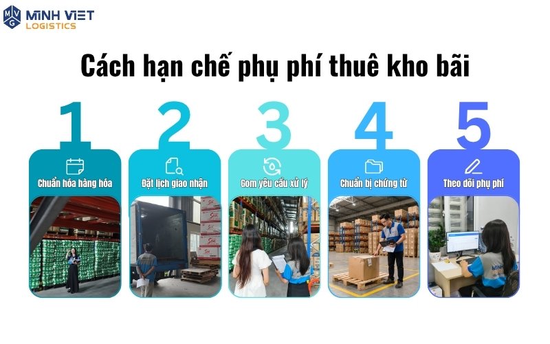 Chủ động quy trình giúp hạn chế phụ phí phát sinh