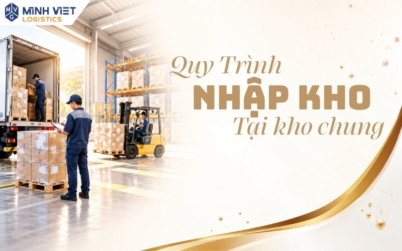 Quy Trình Nhập Kho Hàng Hóa Tại Kho Chung Minh Việt