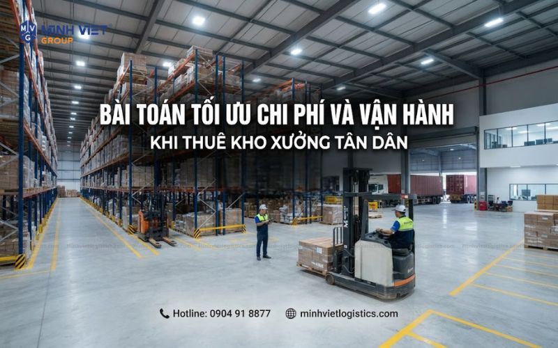 Bài Toán Tối Ưu Chi Phí Và Vận Hành Khi Thuê Kho Xưởng Tân Dân