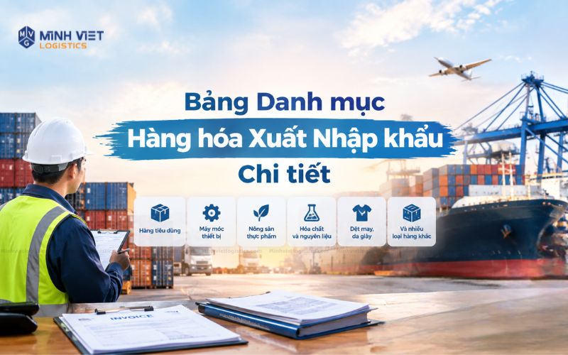 Bảng Danh mục Hàng hóa Xuất Nhập Khẩu Chi tiết