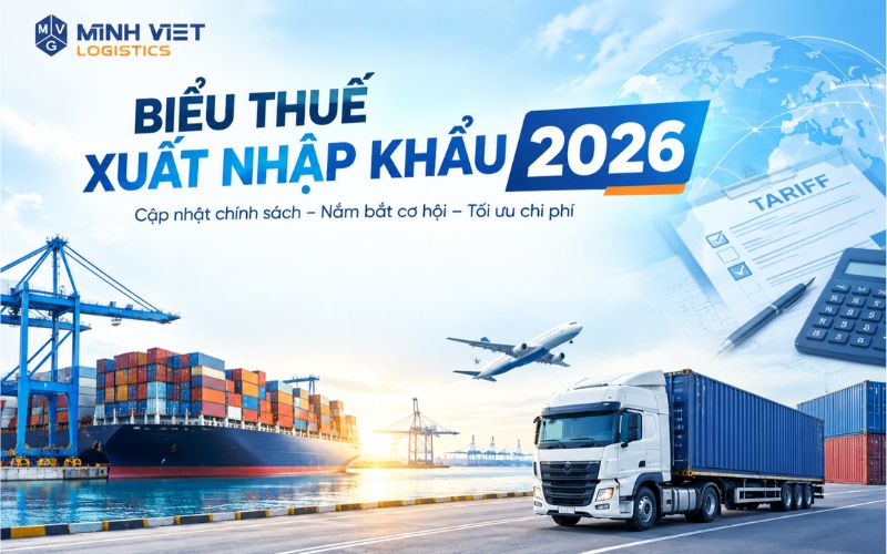 Biểu thuế xuất nhập khẩu 2026