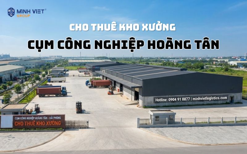 Cho Thuê Kho Xưởng Cụm Công Nghiệp Hoàng Tân, Hải Phòng