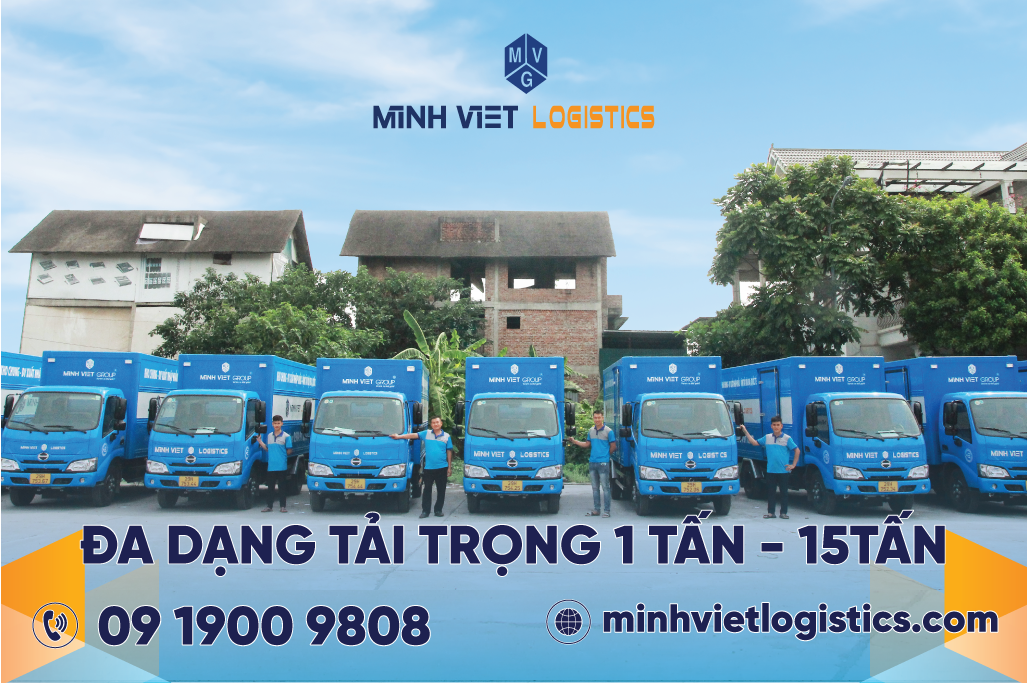 Cho thuê xe tải đa dạng tải trọng từ 1 tấn đến 15 tấn