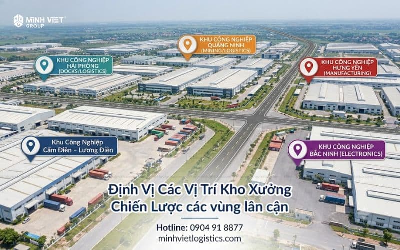 Định Vị Các Vị Trí Kho Xưởng Chiến Lược Tại Khu Vực Lân Cận