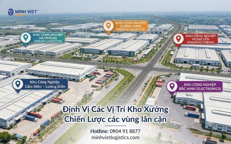 Định Vị Các Vị Trí Kho Xưởng Chiến Lược Tại Cẩm Giàng
