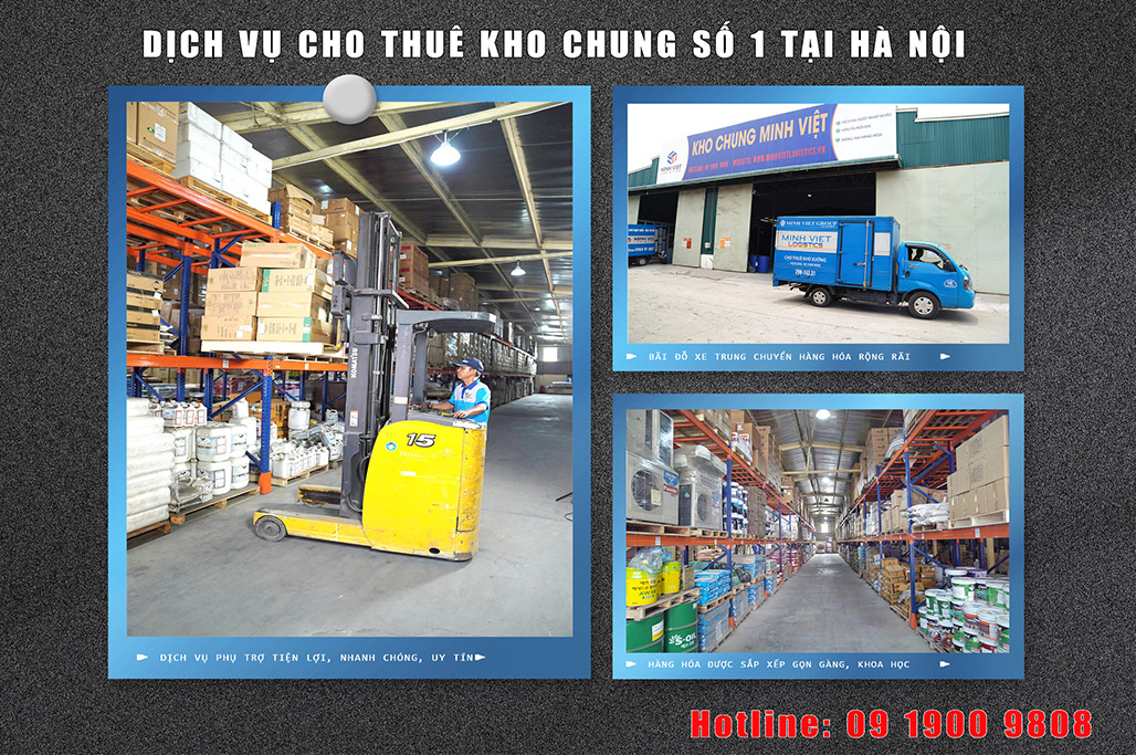 Thuê kho để hàng tại Minh Việt với thủ tục đơn giản