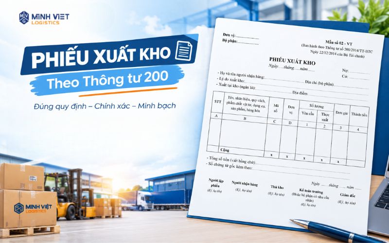 Phiếu Xuất Kho Là Gì? Mẫu Chuẩn Thông Tư 200 &amp; 133 Mới Nhất
