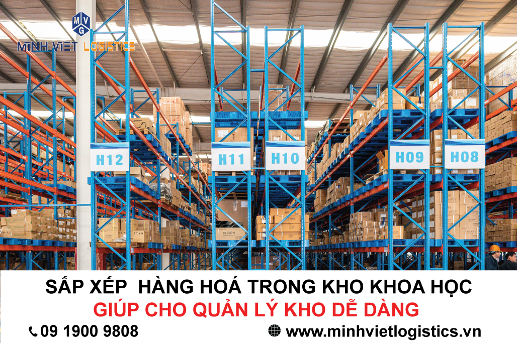 CÁCH SẮP XẾP HÀNG HOÁ TRONG KHO KHOA HỌC, TỐI ƯU