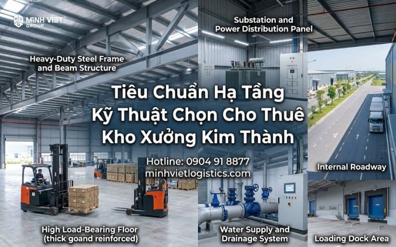 Tiêu Chuẩn Hạ Tầng Kỹ Thuật Chọn Cho Thuê Kho Xưởng Kim Thành