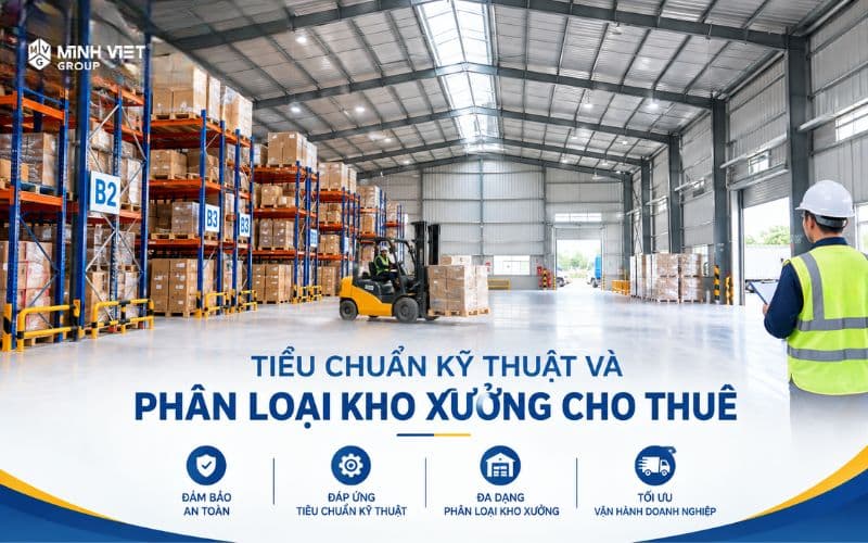 Tiêu Chuẩn Kỹ Thuật Và Phân Loại Kho Xưởng Cho Thuê