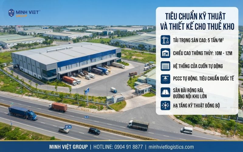 Tiêu Chuẩn Kỹ Thuật Và Thiết Kế Cho Thuê Kho Xưởng Khu Công Nghiệp Cộng Hòa