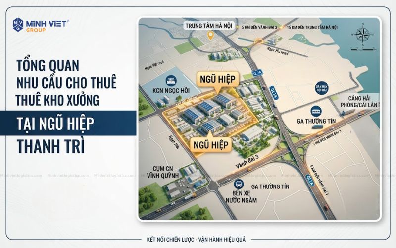 Tổng Quan Nhu Cầu Cho Thuê Kho Xưởng Tại Ngũ Hiệp Thanh Trì
