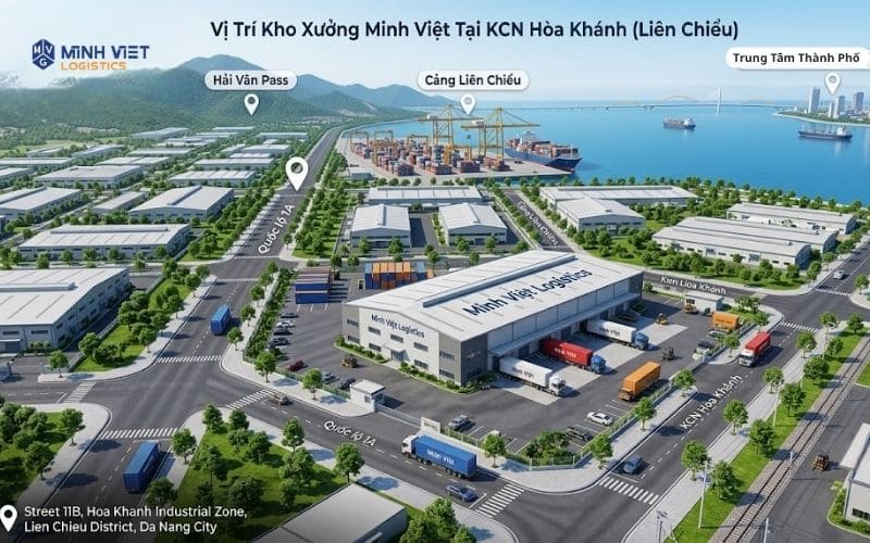 Vị Trí Kho Xưởng Minh Việt Tại KCN Hòa Khánh (Liên Chiểu)