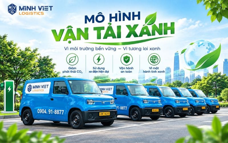 Mô hình vận tải xanh của Minh Việt Logistics