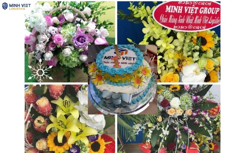 Tưng bừng kỉ niệm sinh nhật công ty TNHH Minh Việt Logistics tròn một năm thành lập