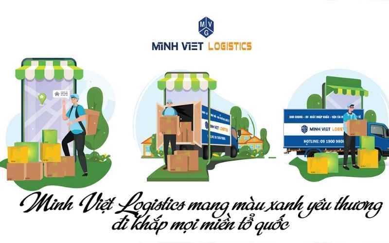 Dịch vụ vận chuyển hàng hóa Minh Việt Logistics ở Hà Nội uy tín, hỗ trợ 24/7