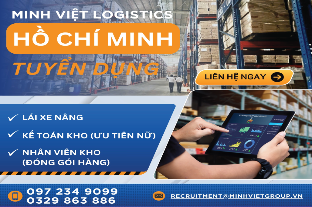 [TUYỂN DỤNG] MINH VIỆT LOGISTICS CHI NHÁNH HỒ CHÍ MINH