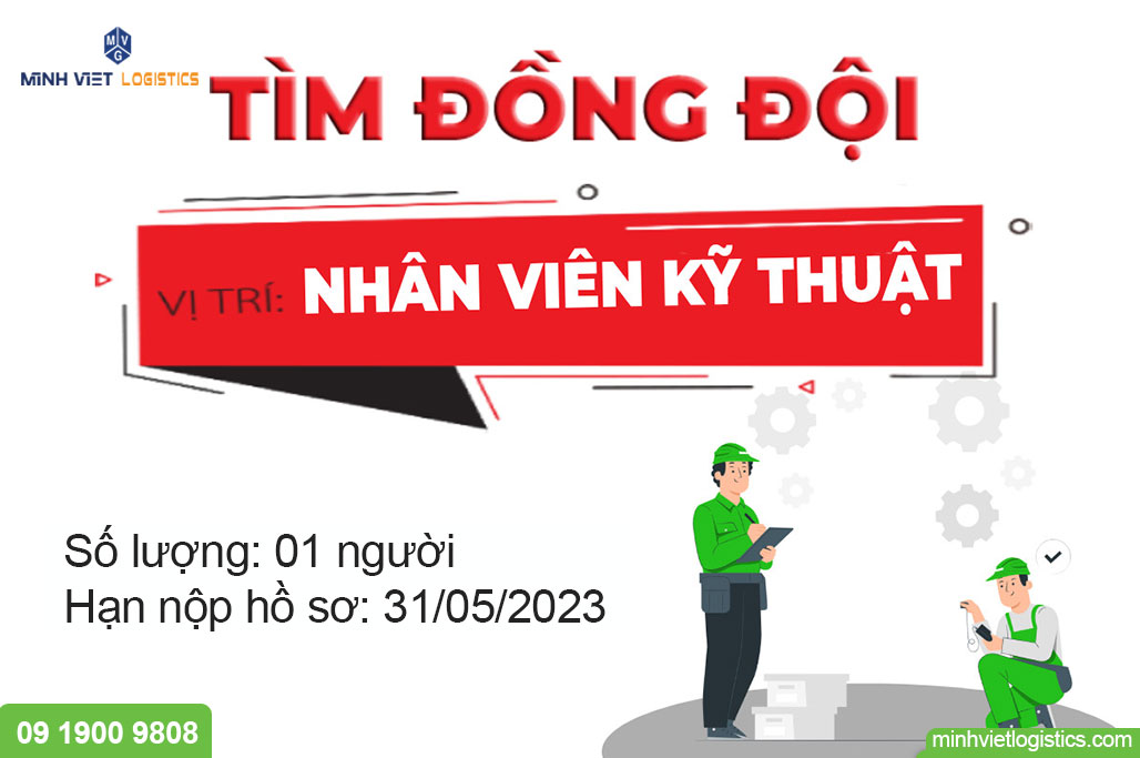 TUYỂN DỤNG NHÂN VIÊN KĨ THUẬT